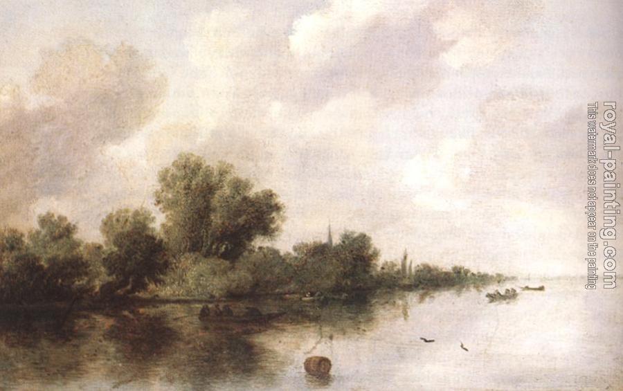Salomon Van Ruysdael : River Scene